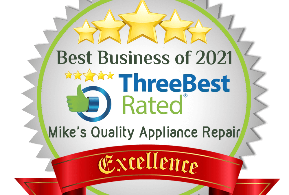 Winnipeg Appliance Repair Company Awarded A Three Best Rated Certificate 2021